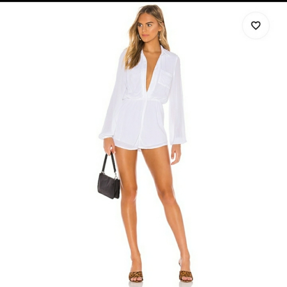 Superdown Tracie Collared Romper
